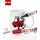 Marabu KiDS Porcelain und Glaspainter Tassen Malset 1 St. rot/schwarz