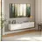 [en.casa] Evaton TV-Lowboard 160 x 32 x 30 cm Weiß Spanplatte