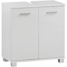 Schildmeyer Waschbeckenunterschrank Dorina 156250 , 59,8 x 32,6 x 62,4 cm, weiß glanz