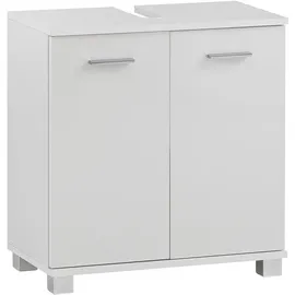 Schildmeyer Waschbeckenunterschrank Dorina 156250 , 59,8 x 32,6 x 62,4 cm, weiß glanz