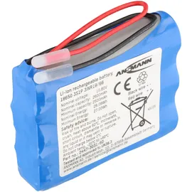 Ansmann Li-Ion Akkupack 18650 2550 mAh 3 St.
