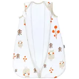 TupTam Baby Schlafsack 2,5 TOG – Warm, ärmellos, Wattiert" Gr. 56, braun (bär, bäume), Schlafsäcke, Baby, L: 62cm, Obermaterial: 100% Baumwolle CO., L:62cm