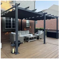 Purple Leaf Pergola Aluminium, 3.65 X 5.5 m Wasserdicht