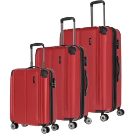Travelite City Koffer-Set 3-tlg. rot