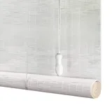 Weiße Bambusrollos Blickdicht,Sichtschutz Bambusrollo Wärmedämmung Luftdurchlässig Für Fenster Pavillon Balkon Garten Küche Bambusvorhang Außenrollos