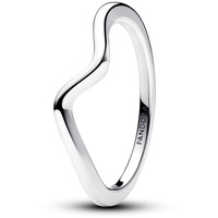 Pandora Timeless Polierte Welle Ring aus Sterling-Silber, Größe 52,