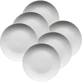 Mäser Dessertteller Barca 20,5 cm weiß 6er Set