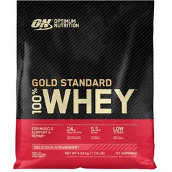 Optimum Nutrition 100% Whey Gold Standard (10lbs) Delicious Strawberry 1 KG