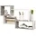 Selsey Kassi Bücherregal 30 x 30 x 50 cm Weiß