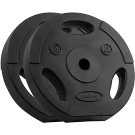 rebel electro Rebel Bitumenlast Set 2x10kg Bohrung 31mm Teller mit Griffen RBA-2123