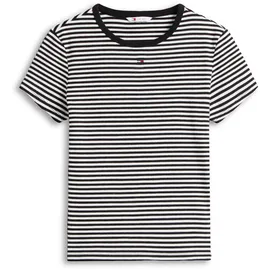 Tommy Hilfiger TJW ESSENTIAL RIB SHORT SLEEVE EXT Schwarz M
