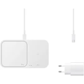 Samsung Wireless Charger Duo mit Schnellladeadapter White