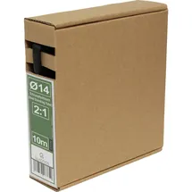 Quadrios Schrumpfschlauch Schwarz 14 mm 7 mm 10 m