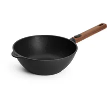 WOLL "Eco Logic QXR Guss-Wok- und Rührpfanne", schwarz, H:9cm Ø:24cm, Pfannen, Wok, PFAS-freie Diamond-QXR - Beschichtung