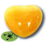 Jojo Orangencalzit Skorpion, Edelsteinherz