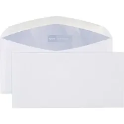 Briefumschläge Office Shop Box, C5/6DinLang, nk, o.F., 80g, weiß, Pck=500St