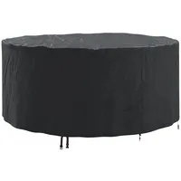 VidaXL Gartenmöbelabdeckung Schwarz 200 x 200 x 71 cm