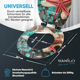 Sanilo WC-Sitz Bath Salts Rot