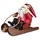 KWO Kunstgewerbe-Werkstätten Olbernhau GmbH KWO Räuchermann Santa Claus in rot auf Schlitten, 21414