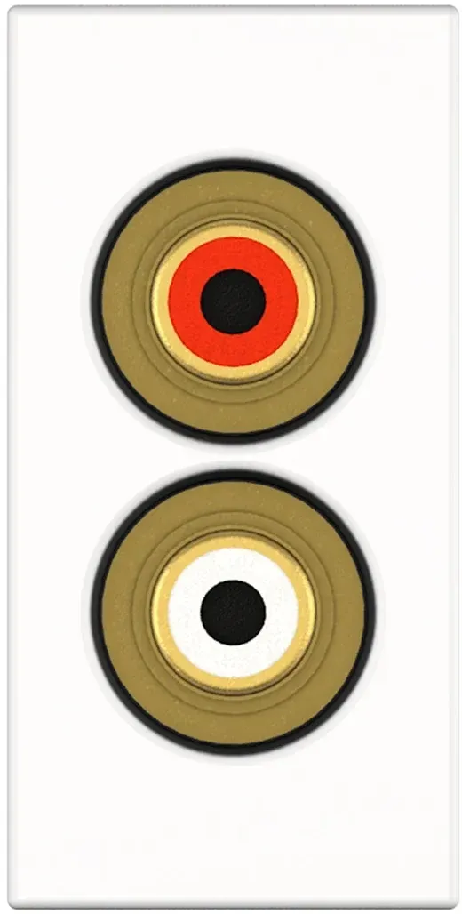 Kindermann Konnect flex 45 click Audio L/R - Halbblende