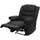 MCW Relaxsessel MCW-G15 Leder/Kunstleder 87 x 101 x 150 cm Schwarz mit verstellbarer Rückenlehne