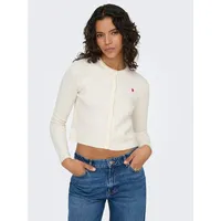 Only LS Cable Button Cardigan in Baby'S Breath |