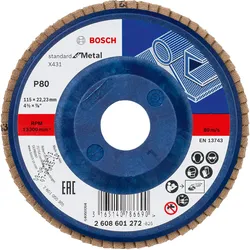 Bosch Fächerschleifscheibe X431 Standard for Metal, gerade - 2608601272