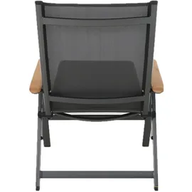 MWH Das Original Reno Klappliege 142 x 70 x 106 cm grau/teak