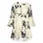 LASCANA Blusenkleid Blumenprint Schwarz/Creme 48/50