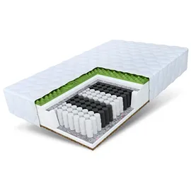 Fdm Taschenfederkernmatratze, Weiß, H3 H4, Taschenfederkern, Rechteckig, 140x200 cm, Oeko-Tex® Standard 100, Schlafzimmer, Matratzen Shop, Matratzen, Taschenfederkernmatratzen