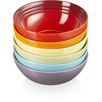 Le Creuset 6ER SET MÜSLISCHALE Regenbogen,