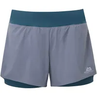 Mountain Equipment Damen Dynamo Twin Shorts (Größe XL, blau)