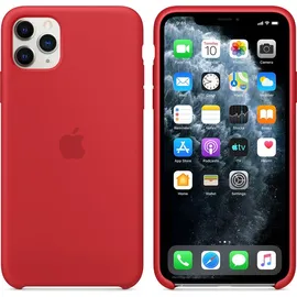 Apple iPhone 11 Pro Max Silikon Case rot