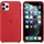 Apple iPhone 11 Pro Max Silikon Case rot