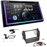 JVC 2-DIN MP3 Autoradio Bluetooth DAB+ für Hyundai Santa Fe III ab 2012