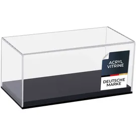 HMF 46801 Acryl Vitrine für Modellautos, Figuren, 24 x 12 x 11 cm