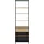 Gami Schranksystem Mimizan 63 x 213 x 45 cm Schwarz