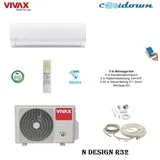 VIVAX N Design Klimagerät 12000 BTU + 5 m Montageset Split  Klimaanlage A++