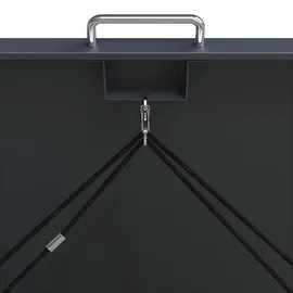 Weka Mülltonnenbox Gary 189,5 x 80 x 116 cm grau