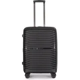 Stratic Bright+ 4 Rollen Trolley M 66 cm mit Dehnfalte black