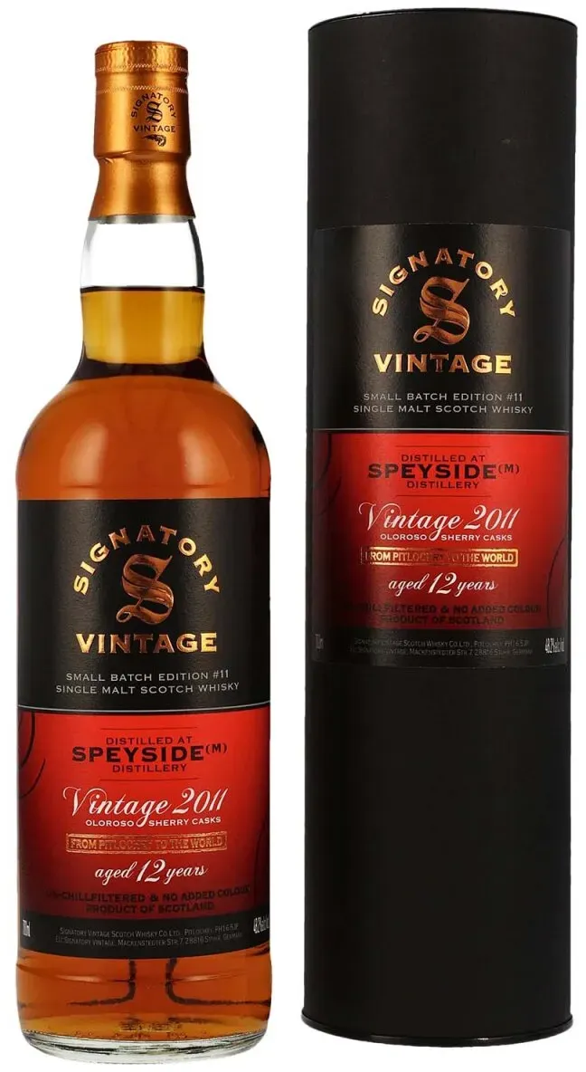 Signatory Vintage Secret Speyside (M) - 12 Jahre - 2011 - Small...