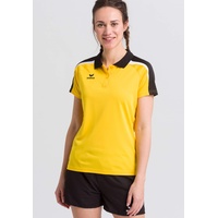 Erima Damen Poloshirt Poloshirt, gelb/schwarz/weiß, 46, 1111838
