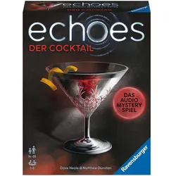 Ravensburger Spiel - echoes Der Cocktail - Audio Mystery Spiel ab 14 Jahren, für 1-6 Spieler, Spielereihe