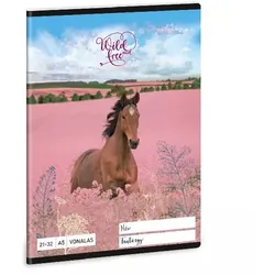 Wild und Frei: liniertes Heft - Klasse 4, A5
