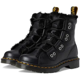 Dr. Martens 31876001 1460 Lace to Toe Fur Lined Nappa Leather Lace Up Boots Damen BLACK EU