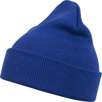 MSTRDS Beanie Basic Flap in Blau, Größe one size