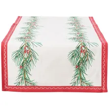 Boltze Weihnachtlicher Tischläufer Aus Baumwolle Charlene, 140 Cm