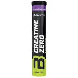 BioTechUSA Creatine Zero Effervescent Tablet (18 Brausetabletten, Blaue Traube)