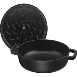 Staub Chistera Bräter 24 cm schwarz