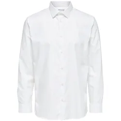 Selected Homme Herren Freizeithemd SLHREGETHAN Regular Fit Weiß 16086754 XL